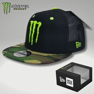 Hat Snapback New Era Camo Visor 9FIFTY Box & Sticker - Athlete Only